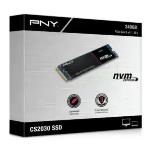 PNY M.2 PCIE CS2030 240GB SOLID STATE DRIVE
