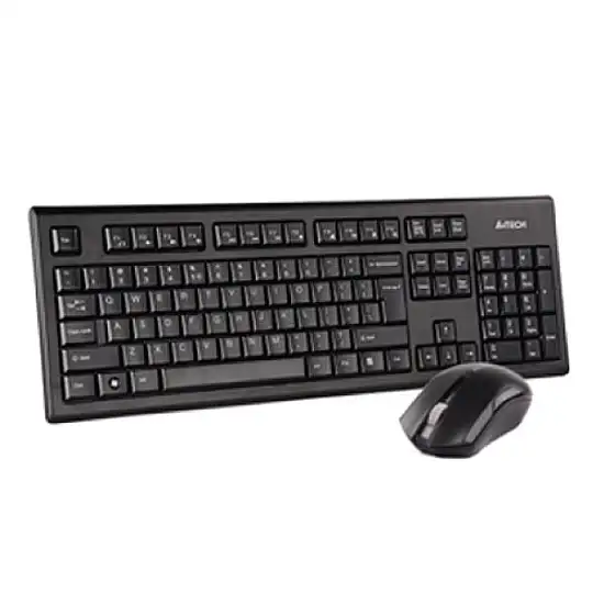 A4 Tech 3000N Black Wireless Keyboard & Mouse Combo