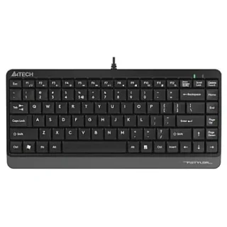 A4 Tech FK11 Grey USB FN-Hotkeys Multimedia Mini Keyboard