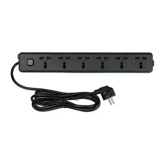 Deli CT705 2 Pin 6 Port 3 Meter Power Strip