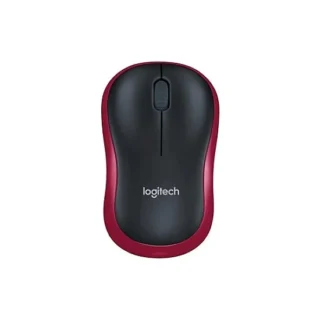 Logitech M185 Red Wireless Mouse