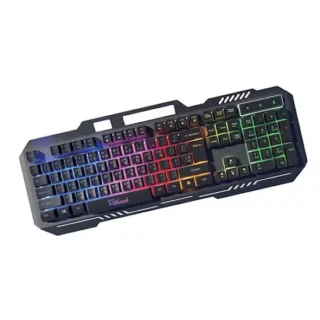 PC Power L803B RGB Rainbow Glow Keyboard Black