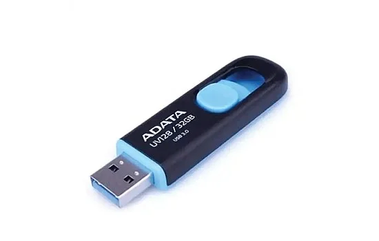 Adata UV128 32GB Black-Blue USB 3.2 Pen Drive