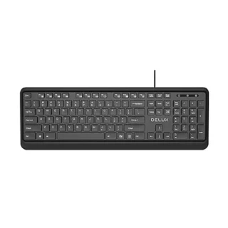 DELUX KA190U WIRED MULTIMEDIA KEYBOARD
