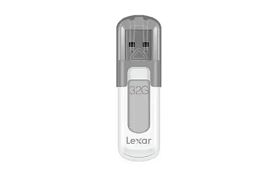 Lexar JumpDrive V100 32GB USB 3.0 White-Gray Pen Drive