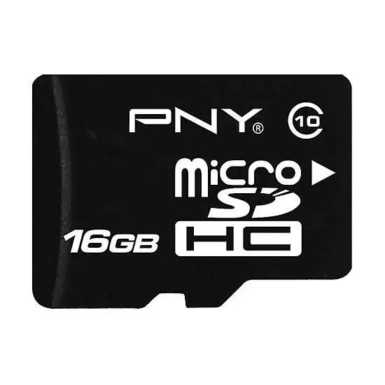 PNY 16GB MicroSDHC class-10 UHS-I Memory card With Adapter