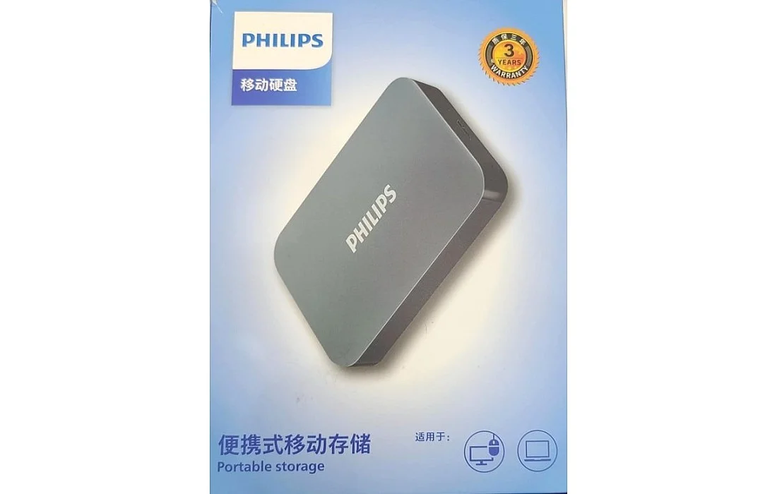 Philips 21PD 2TB Portable Hard Disk Drive