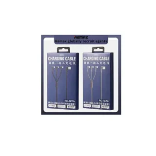 Remax RC-167th 3 In 1 Data Transfer & Fast Charging Cable